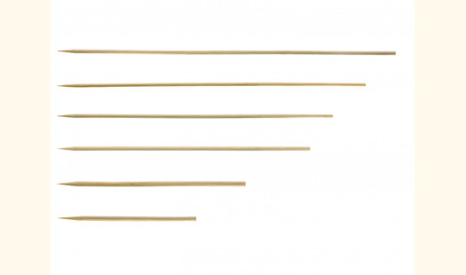 100 X 30cm (Extra Thick) Wooden Bamboo BBQ Skewers  - 4MM